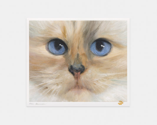 Max Renneisen: Her Eyes Are Blue 50 x 60 cm