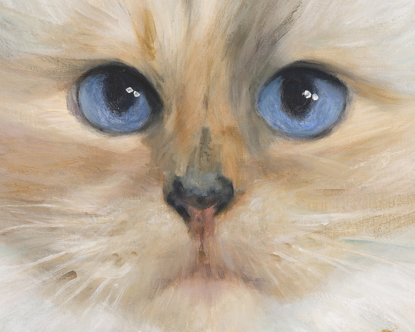 Max Renneisen: Her Eyes Are Blue 50 x 60 cm