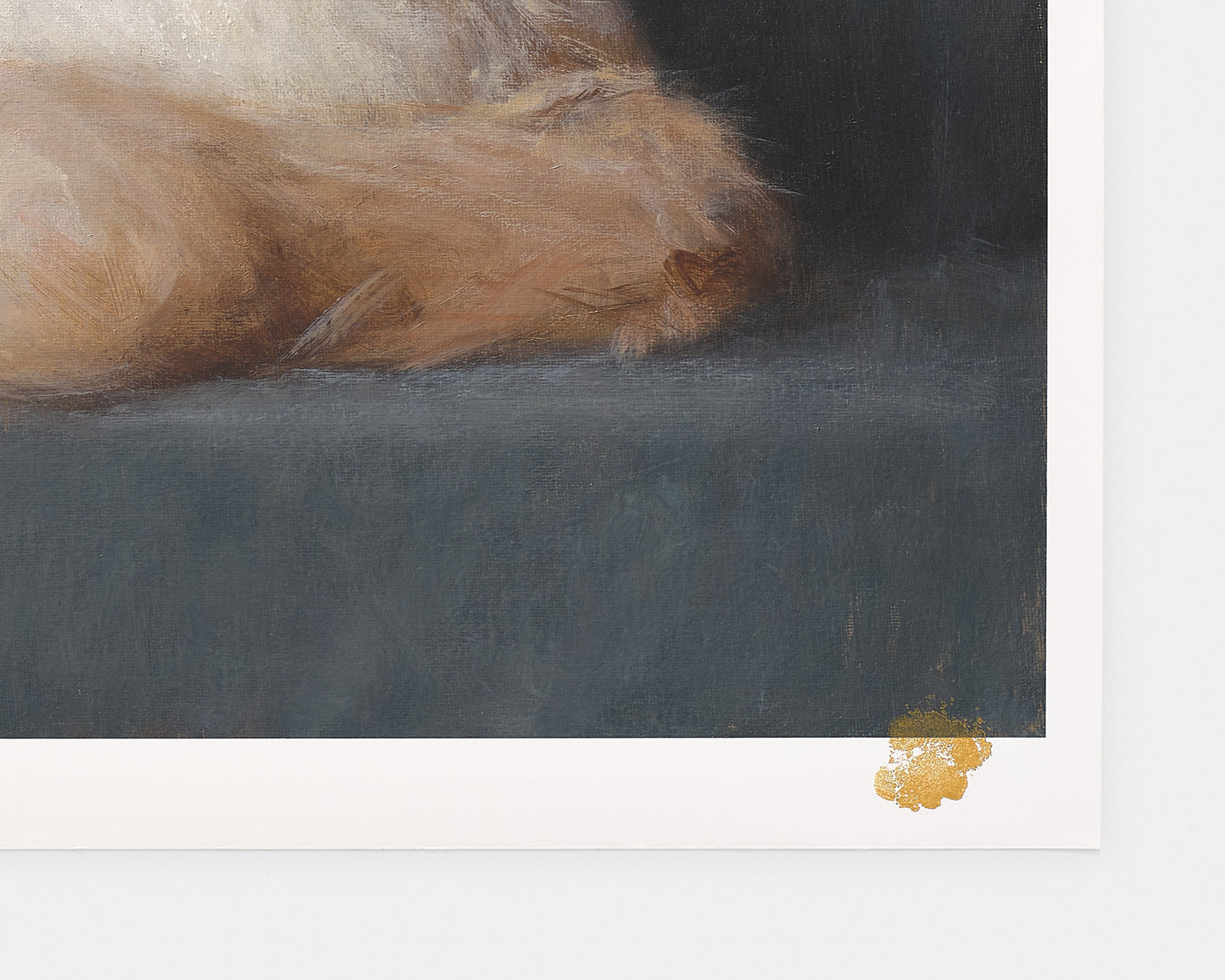Max Renneisen: Choupette in Blue 50 x 60 cm